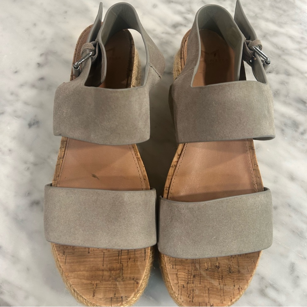 Marc Fisher platform espadrille sandals size 8